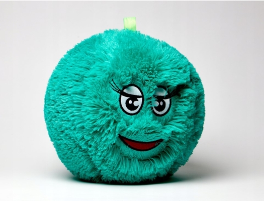 24' de diamètre gonflable Funny Face Boule à poils avec des yeux Polyester Peau extérieure pour le plaisir