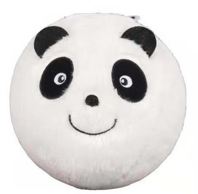 Ballon gonflable en polyester à l'ours panda poilu de 9&quot; de diamètre pour enfants