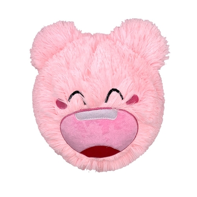 Softball poupée en peluche de cochon de dessin animé gonflable conçue avec du matériau de boule interne PVC