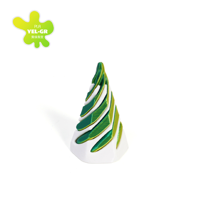 PLA 3D imprimé Illusions de fil de vortex passer à travers la pyramide Fidget Jouet pour enfants et adultes