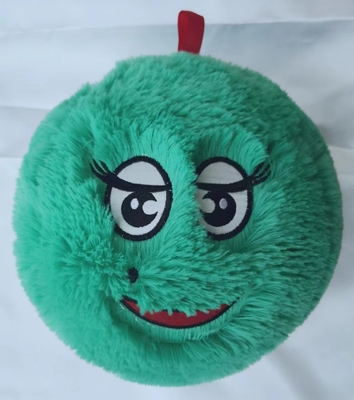 Assortiment Adorable monstre à boule de fourrure avec le matériau de la boule intérieure PVC Cute Cartoon Face