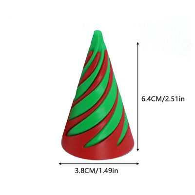 3D Imprimé Fidget Jouet Plastic Pla Spirale Pyramide cône Impossible Fidget cône pour le unisexe