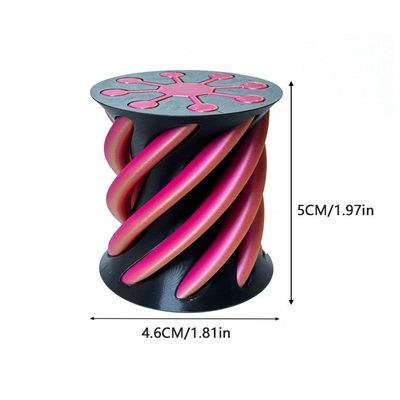 3D Imprimé Fidget Jouet Plastic Pla Spirale Pyramide cône Impossible Fidget cône pour le unisexe