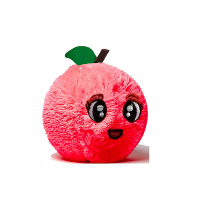 Animaux en peluche de 10 pouces à l'ananas jaune avec boule intérieure en PVC et peau extérieure en polyester