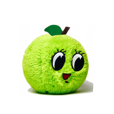 Animaux en peluche de 10 pouces à l'ananas jaune avec boule intérieure en PVC et peau extérieure en polyester