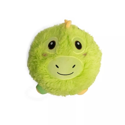 Animaux en peluche de 10 pouces à l'ananas jaune avec boule intérieure en PVC et peau extérieure en polyester