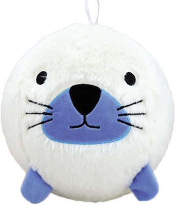 Jouets à billes gonflables en peluche Animaux d'hiver Boules gonflables avec matière de bille intérieure en PVC
