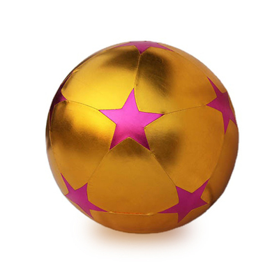 100g-600g OEM ODM Accepté Boules de plage gonflables avec une surface en tissu métallique colorée