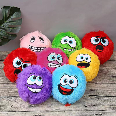 9' de diamètre Polyester Plush Smile Face Balles de saut pour les clients