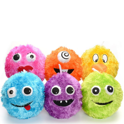 9' de diamètre Polyester Plush Smile Face Balles de saut pour les clients