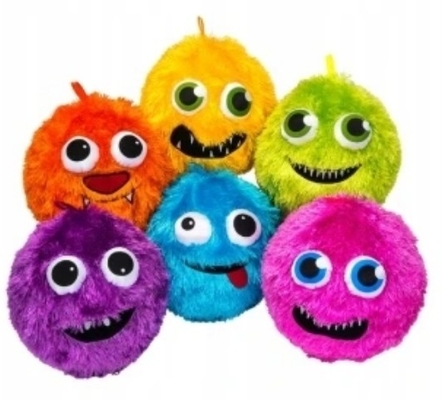 9' de diamètre Polyester Plush Smile Face Balles de saut pour les clients