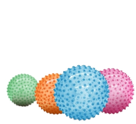 Unisexe à grande valeur Spike boule en plastique personnalisée LOGO Boule sensorielle gonflable pour bébés