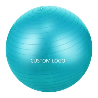 Disponible OEM 55cm PVC anti-éclatement Gym Exercice de Yoga Ball avec pompe à air et coloré