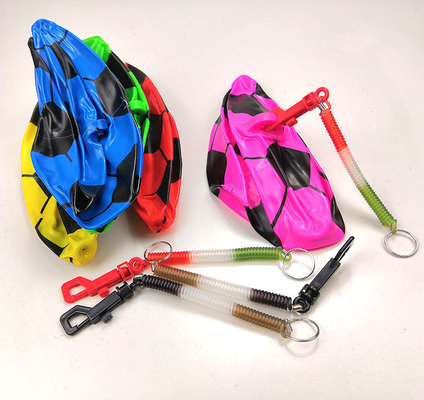 Unicorne à bille puante de 9 pouces avec clé épaisse et gonflable durable