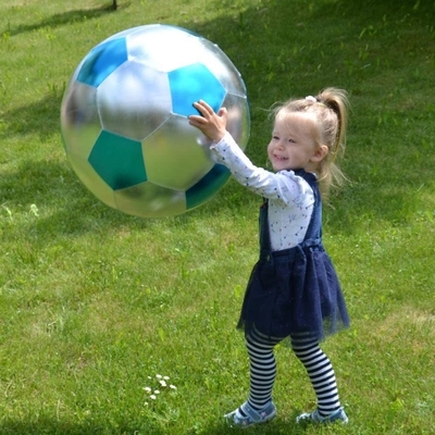 6'40' de diamètre Polyester en cuir et PVC boule intérieure ballon gonflable jouet de sport