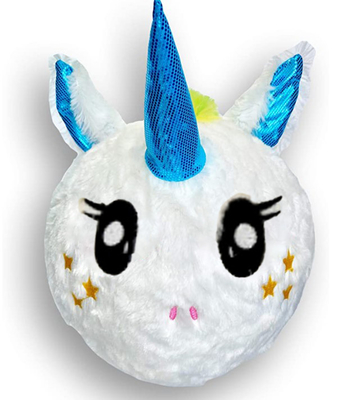9' de diamètre Jouets de Noël Unicorn Plush Ball pour soulager le stress