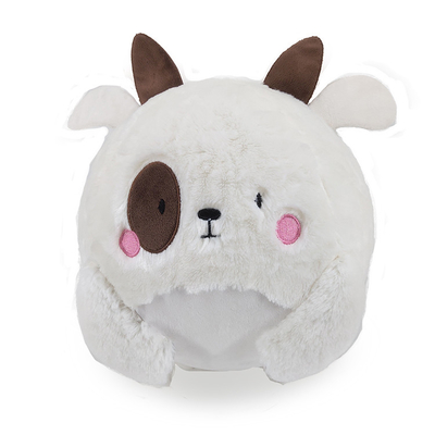 Des amis en peluche, des boules de bonnet, des jouets de Noël amusants, avec des boules en PVC.