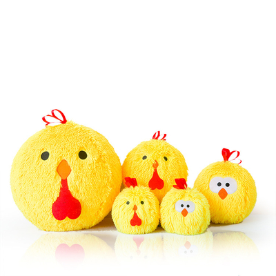 Adorable petit poulet de Pâques rond jouet en peluche pour les enfants 5-7 ans