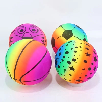 5 à 7 ans 9 pouces étoiles arc-en-ciel dégonflées boules de lune pour les adolescents