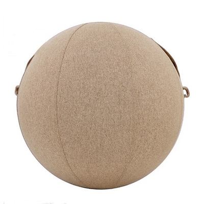 Matériau de lin Couverture de balle de yoga pour le bureau Salle de gym Balance d'exercice Boule gonflable en PVC