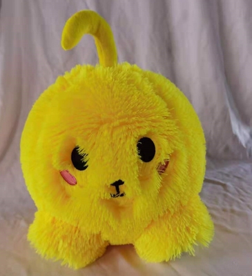 Jouets gonflables Smiley Face 23 cm Jaune PVC Matériau à billes intérieures pour le type d'entreprise