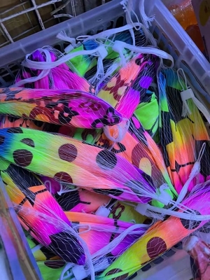 Boule à rebond en PVC gonflable à motif arc-en-ciel 60g 70g 80g 90g 100g