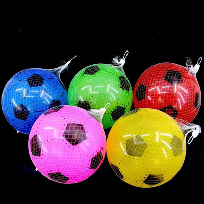 Impression en relief 8 pouces ballon gonflable de football pour les enfants Sports Ballon de plage Jouets de piscine PVC
