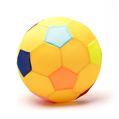 25cm pour les enfants Pvc lumineux gonflable en tissu en peluche couvert en tissu Jouet de balle idéal pour les tout-petits