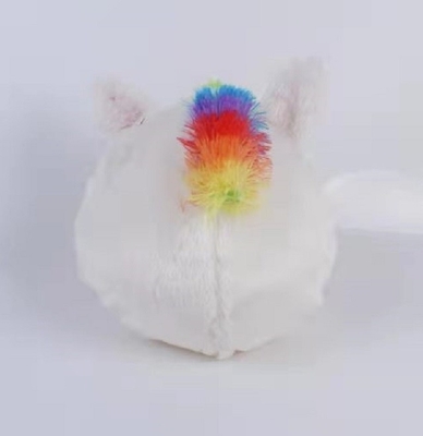 Unisexe Soft Rainbow Inflatable Unicorn Ball 10 &quot; Jouet en peluche avec pompe et matériau de boule interne en PVC