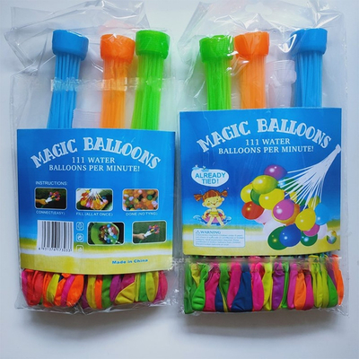 Fête 3 pouces 3 morceaux 111 pièces ballons d'eau à remplissage rapide pour les enfants Jeux d'été jouets