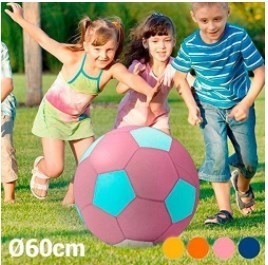 Boule de jouet en tissu Neon personnalisé 8.5 pouces ballon de football en maille gonflable