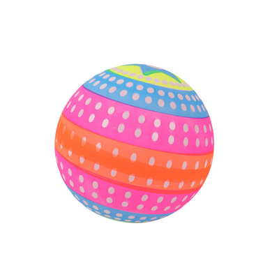 Logo personnalisé Couleur vive Impression complète Boule de jouet en vinyle PVC pour le plaisir extérieur et intérieur