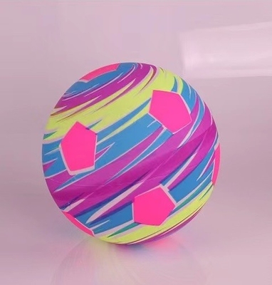 Logo personnalisé Couleur vive Impression complète Boule de jouet en vinyle PVC pour le plaisir extérieur et intérieur