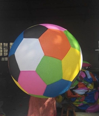 Boule de football gonflable en tissu de 50 cm douce et légère personnalisée pour vos besoins