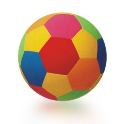 Boule de football gonflable en tissu de 50 cm douce et légère personnalisée pour vos besoins