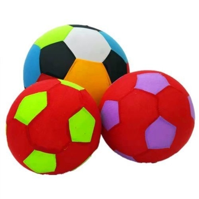 Boule de football gonflable en tissu de 50 cm douce et légère personnalisée pour vos besoins