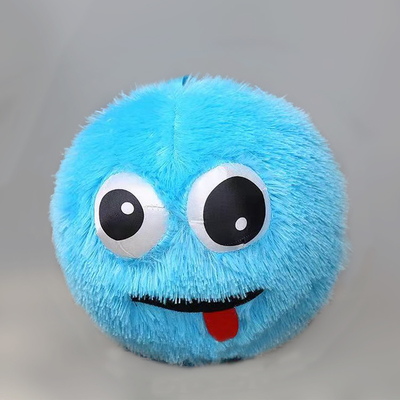 Boule de peluche mouillée de 9 pouces, visage fou, peluche, petits monstres, jouet moelleux.