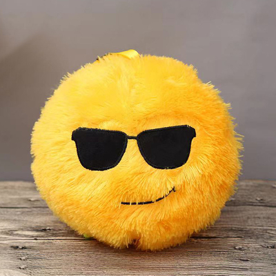 Boule de peluche mouillée de 9 pouces, visage fou, peluche, petits monstres, jouet moelleux.