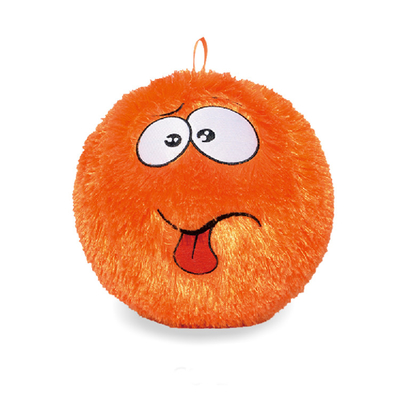 Unisexe poilus Joyeux et laids Visages Plush Jouet Ballon gonflable Tissu de rebond Ballon en PVC