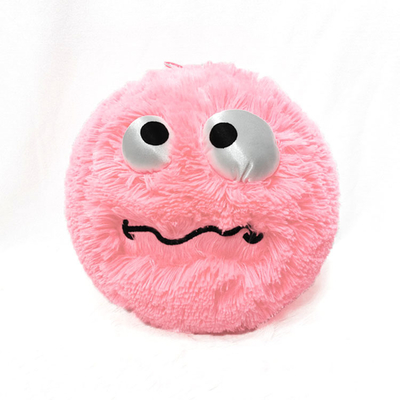 Diamètre 9''Petits enfants jouets en peluche avec tissu gonflable boules poilues et pompe