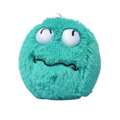 Ballons en peluche à fourrure pour poupées personnalisées Jouets de stress couverts de tissu de PVC géant