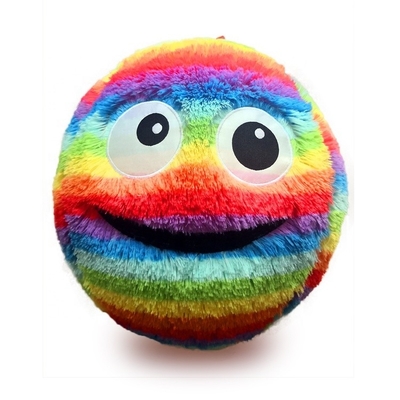 Unisexe acceptable personnalisé arc-en-ciel couleur ballon gonflable en peluche pour la personnalisation