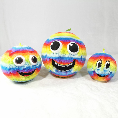 Unisexe acceptable personnalisé arc-en-ciel couleur ballon gonflable en peluche pour la personnalisation