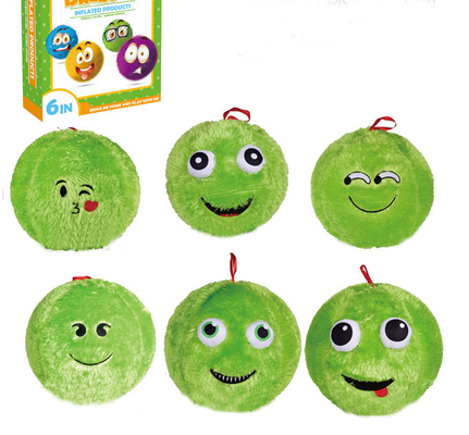 Gros jouet gonflable rose pour enfants Plush Jump Monster Jumping Ball Coussin d'oreiller Recherche Utilisation