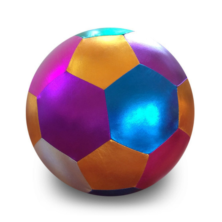 Jouet sensoriel en plastique de couleur fourreau de couleur balle de football pour les compétences motrices