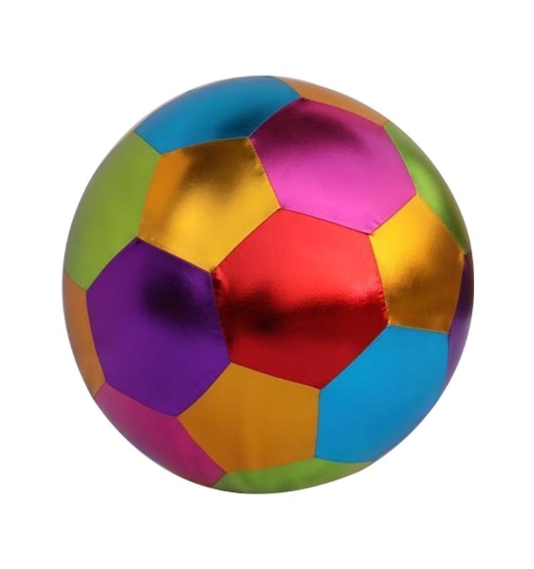 Boule de jouet en plein air en polyester et en PVC pour enfants Boule gonflable de différentes couleurs