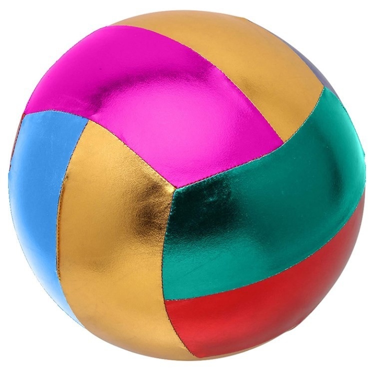 Réseau en plastique et jouet gonflable en tissu géant Ballon de football pour enfants 50 cm de diamètre