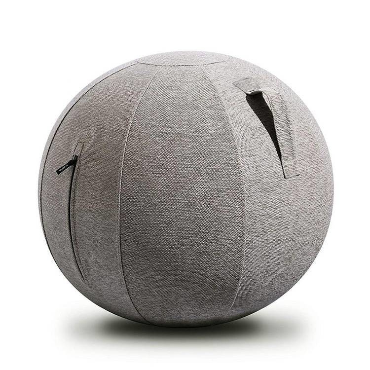 Matériau de lin Couverture de balle de yoga pour le bureau Salle de gym Balance d'exercice Boule gonflable en PVC
