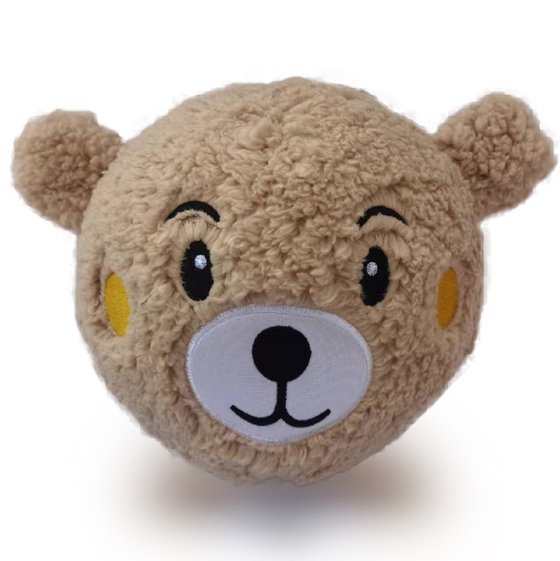 OEM ODM accepté Plush Ball pour les bébés tout-petits Design arc-en-ciel doux et coloré