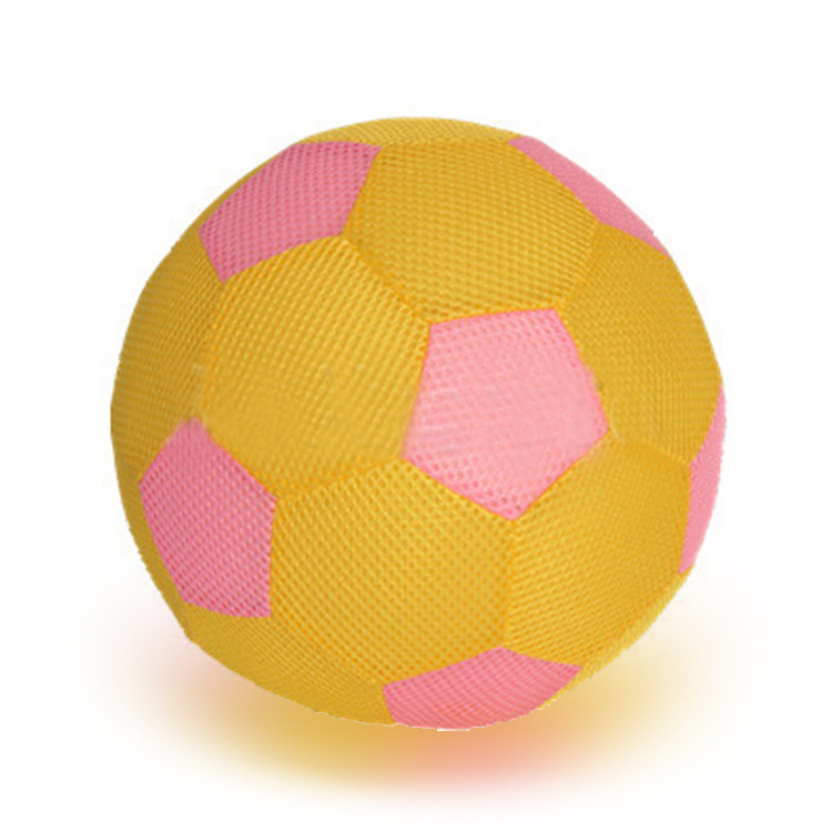 Jouet de balle en PVC en treillis aérien Jouet de football en PVC en tissu